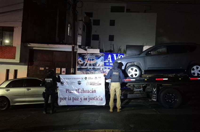 Asegura FGE droga, vehículos y documentación falsa tras cateo en la colonia Isaac Arriaga