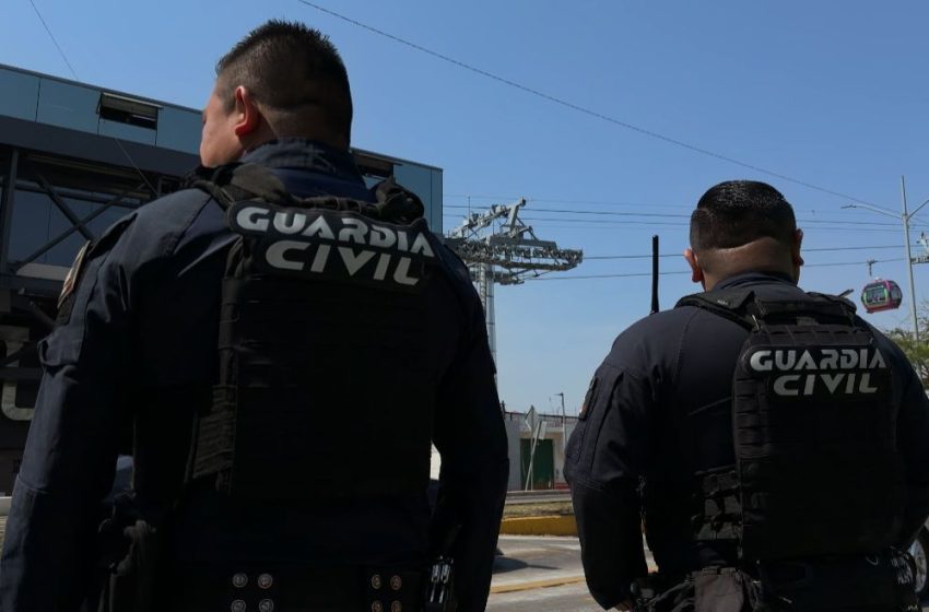  SSP y Policía Auxiliar con vigilancia permanente en el teleférico de Uruapan
