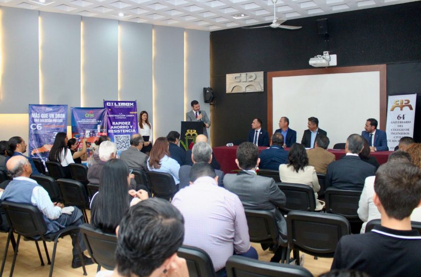  Gobierno de Morelia reconoce a ingenieros en 64 aniversario de su Colegio en Michoacán