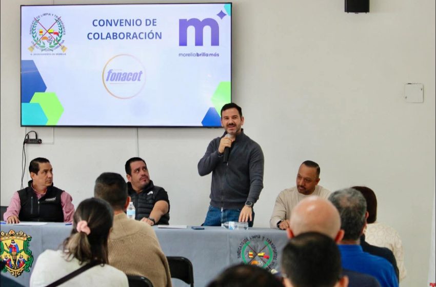  Yankel Benítez destaca convenio entre Sindicato de Limpia y FONACOT