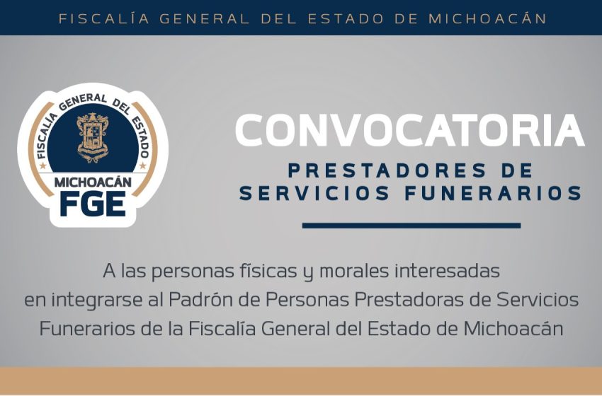  Carlos Torres Piña impulsa padrón de servicios funerarios para garantizar trato digno a víctimas