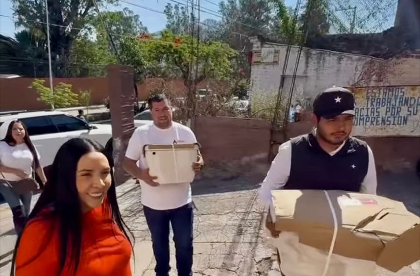  Adriana Campos fortalece trabajo territorial y entrega apoyos en La Planta, Jacona