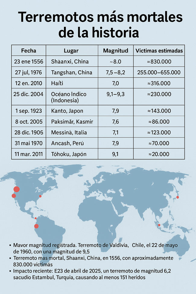 INFOdia internacional victimas terremotos m