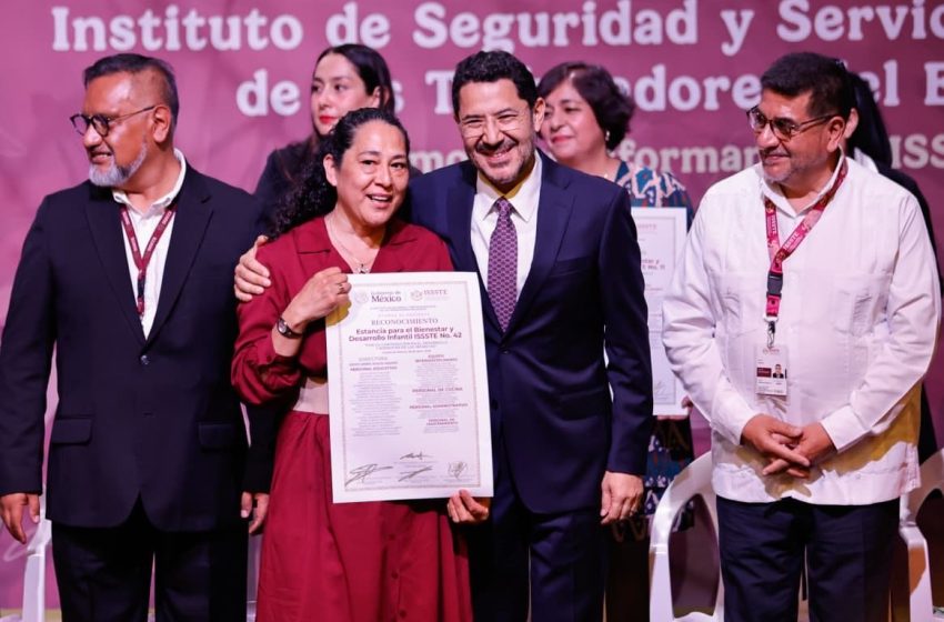  Reconoce Martí Batres a educadoras de las Estancias para el Bienestar y Desarrollo Infantil del ISSSTE