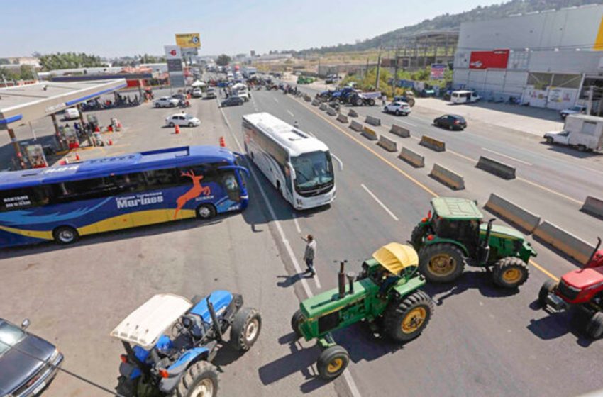  Carreteras clave del país, objetivo del paro nacional de transportistas y agricultores