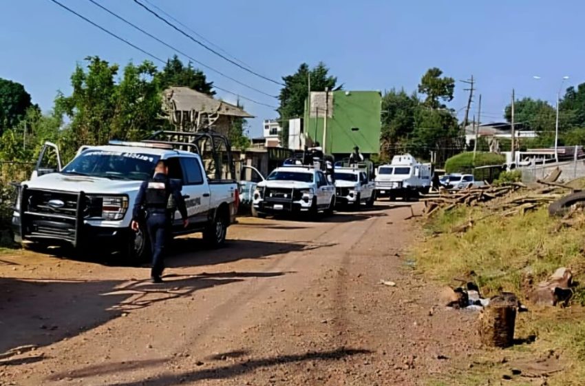  Agresión armada en Ario de Rosales deja tres Policías Municipales heridos