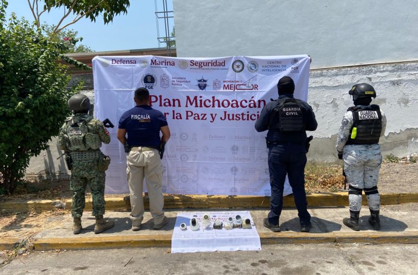  Desarticula FGE red de vigilancia ilegal en Apatzingán; aseguran 7 cámaras “parásitas”