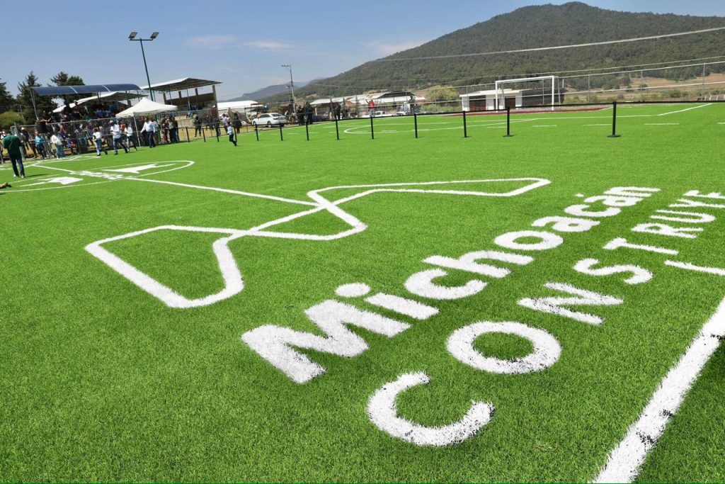 Disponibles 48 canchas de fútbol 7 para el Mundialito Escolar en Michoacán: Bedolla 5 GbobMichCanMun3