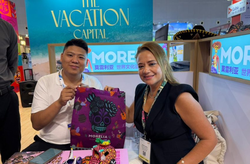  Morelia se expande al mercado turístico de China, en ITB Shanghái