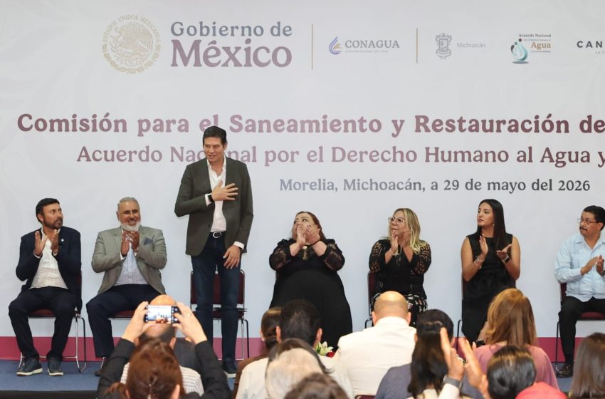  CONAGUA reconoce Plan Hídrico de Morelia