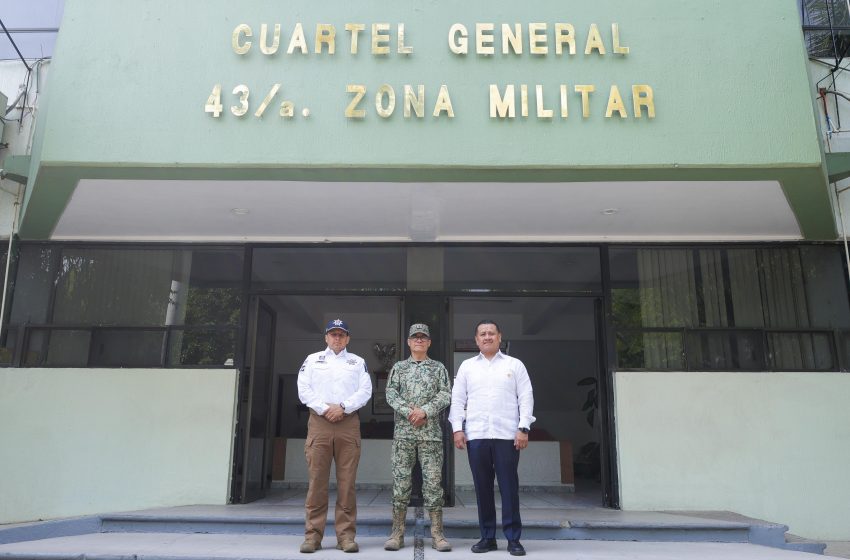  Fortalece Carlos Torres Piña, coordinación con fuerzas federales para consolidar la paz en Michoacán