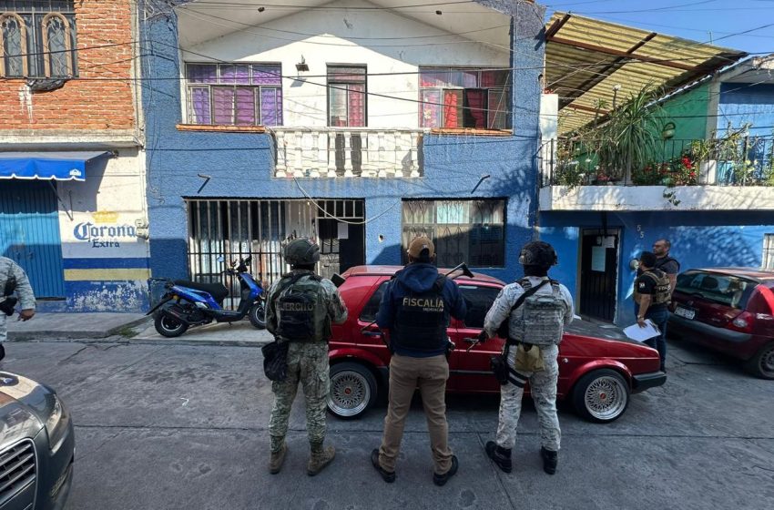  Fiscalía de Michoacán realiza cateos en diferentes puntos de Morelia y asegura droga