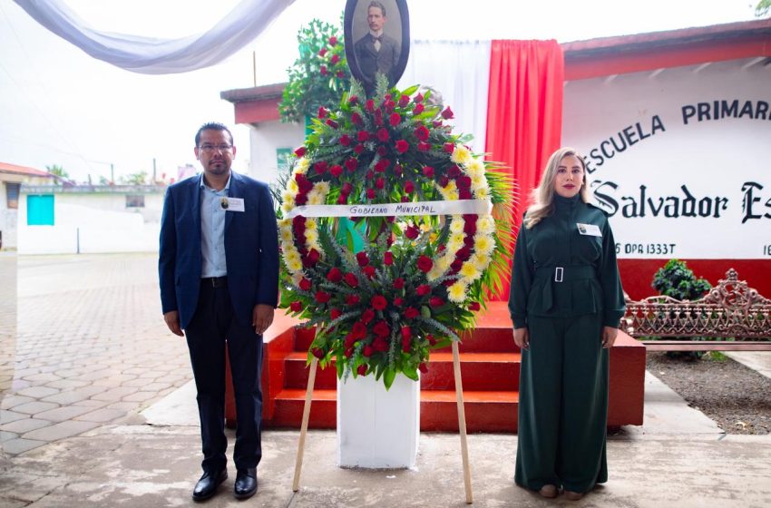  Dayana Pérez conmemora el 115 aniversario del movimiento maderista que dio identidad al municipio de Salvador Escalante