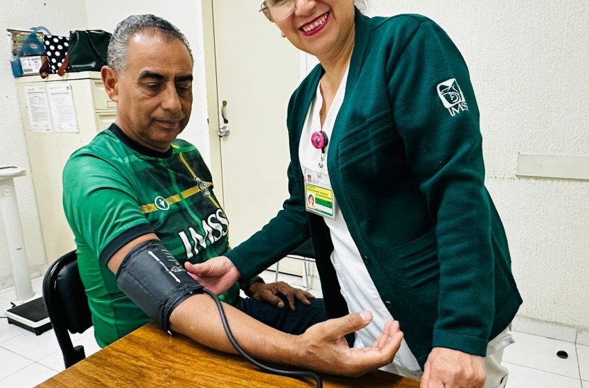 Invita IMSS a tomar conciencia sobre la hipertensión arterial y promueve su prevención
