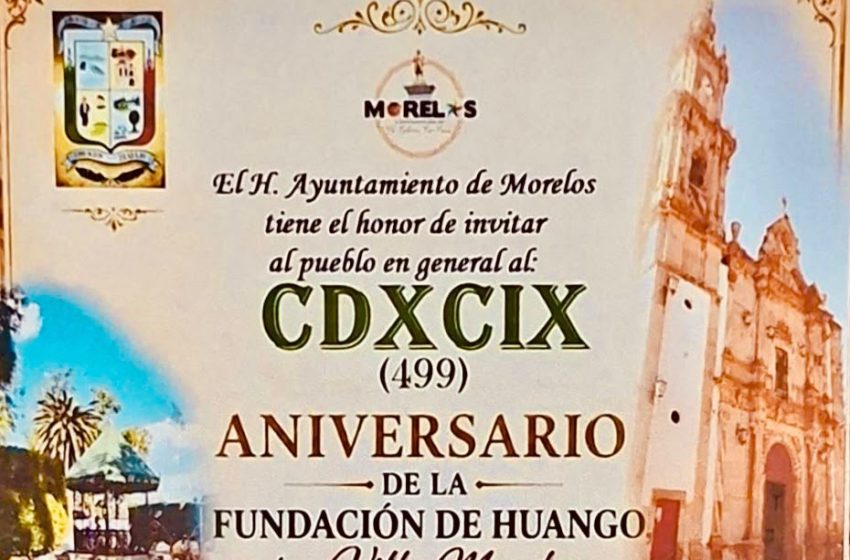  Villa Morelos se alista para celebrar 499 años de historia, tradición y orgullo; edil invita a ser parte de la celebración