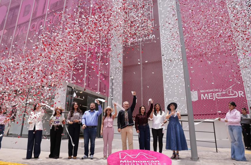  Inaugura Bedolla nuevo DIF Uruapan