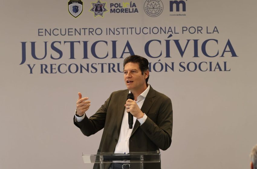 Modelo de Justicia Cívica reeduca a la sociedad y previene accidentes: Alfonso Martínez Alcázar