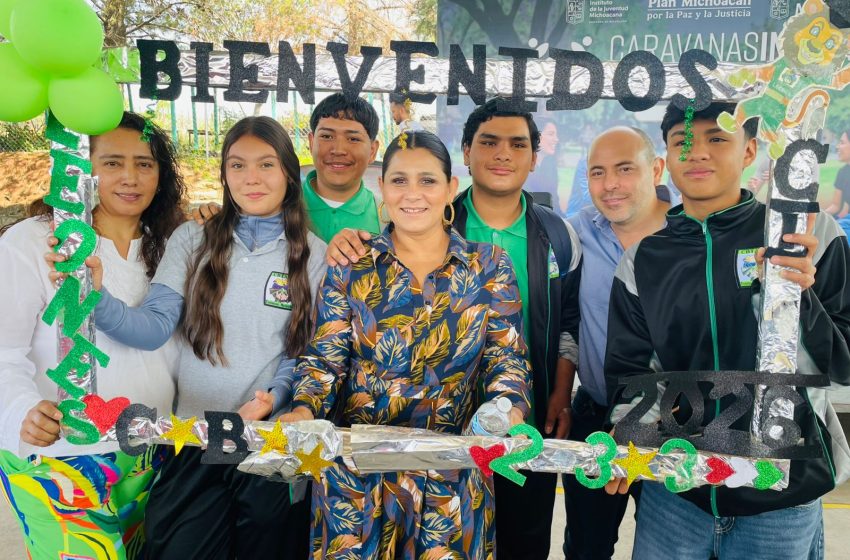  Arrancan en Tarímbaro las Caravanas Integrales por la Juventud en el CBTA 233