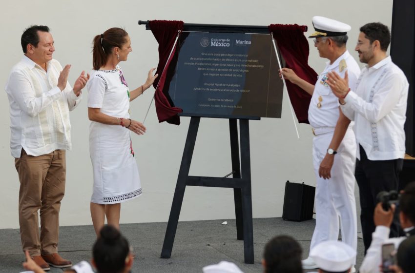  Recibe Martí Batres donación de antiguo Hospital Naval para brindar servicios médicos del ISSSTE en Yucatán