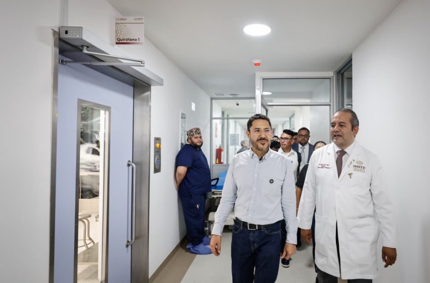 Supervisa Martí Batres infraestructura y equipamiento en CH “Constitución” del ISSSTE en Monterrey, Nuevo León