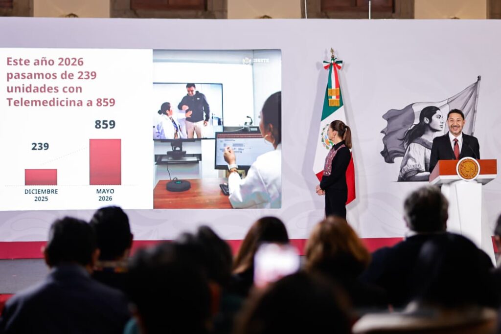 Amplía ISSSTE red de telemedicina a 859 unidades médicas en todo el país: Martí Batres 4 ISSSTE 4 2