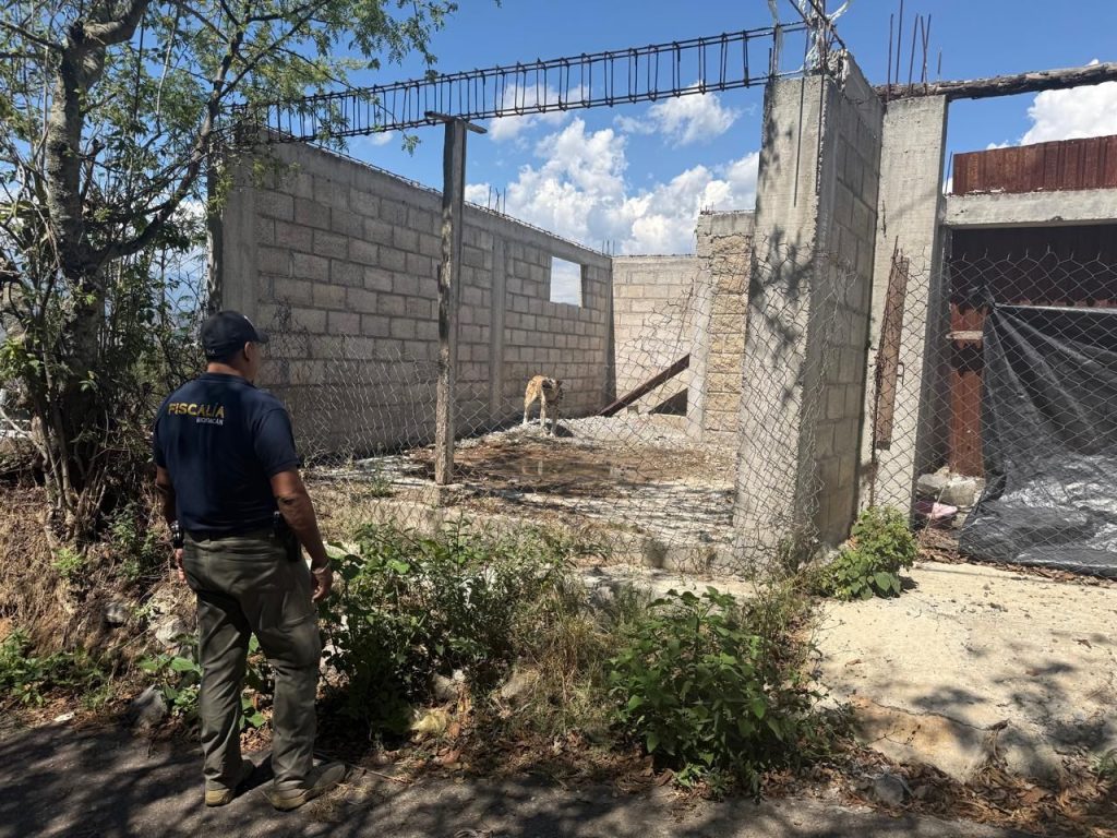 Asegura FGE ejemplar canino durante cateo por presunto maltrato animal en Zitácuaro 4 img 20260608 wa01631356575656967007906